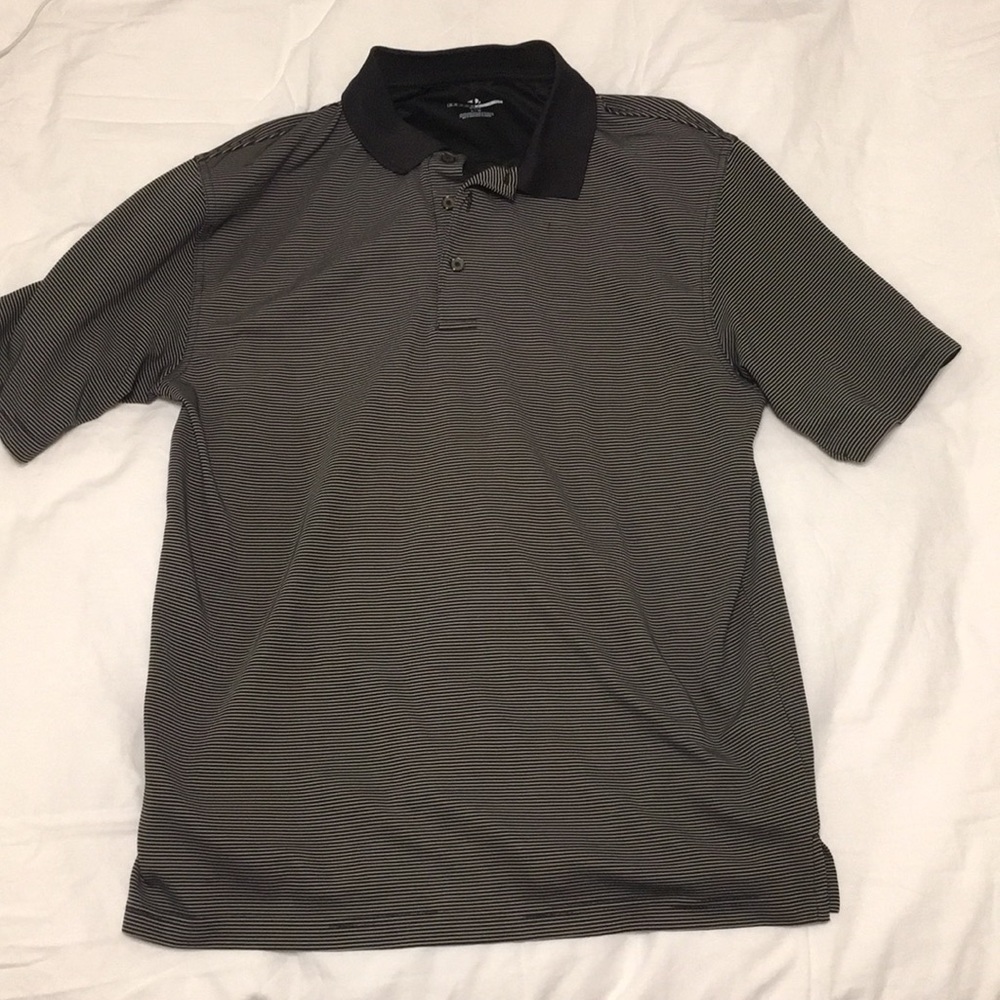 Striped Golf polo size L